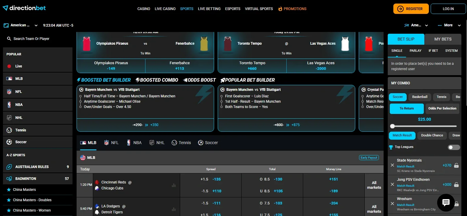parier et gagnez avec le bonus disponible sur Directionbet
