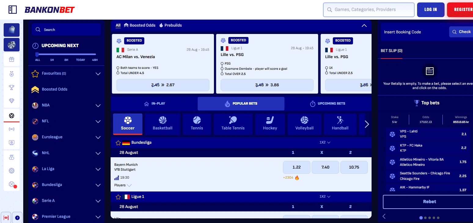 parier et gagnez avec le bonus disponible sur bankonbet