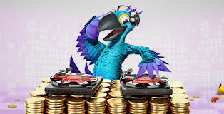 Karamba casino perroquet bleu jetons