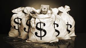sacs billets banque dollars